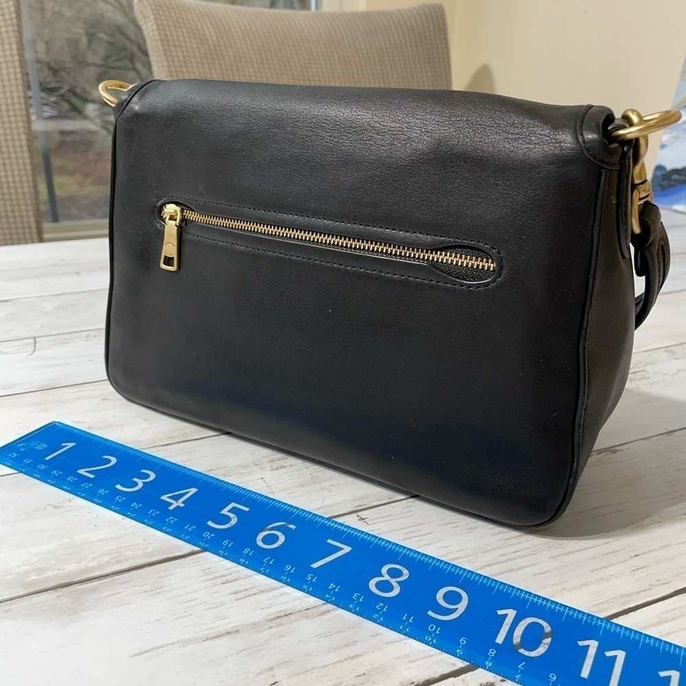 COACH Soft Calf Leather Tabby Shoulder Bag With Rhinestone Buckle Crossbody - Picture 11 of 14